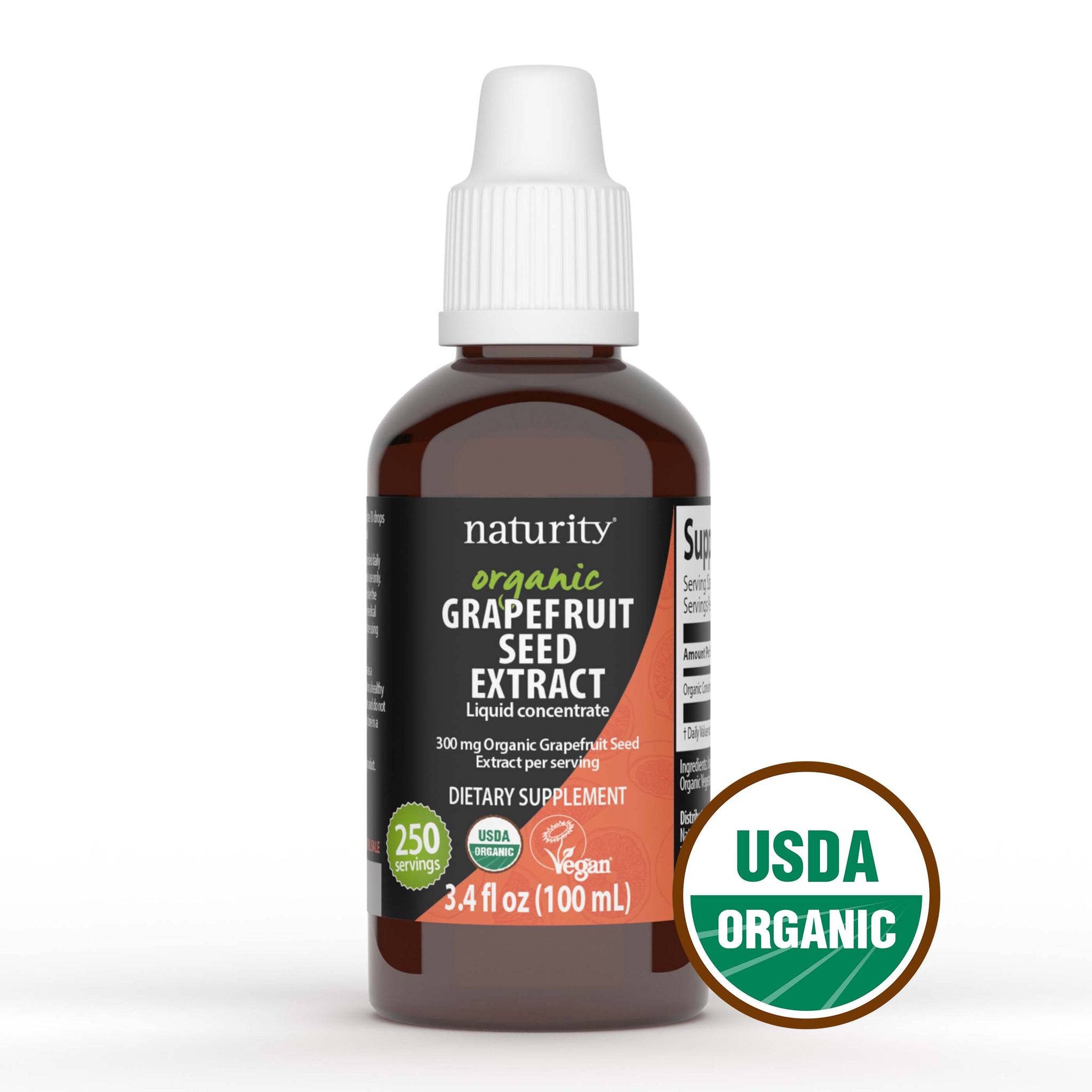 Organic Grapefruit Seed Extract - Liquid Concentrate - 100ml