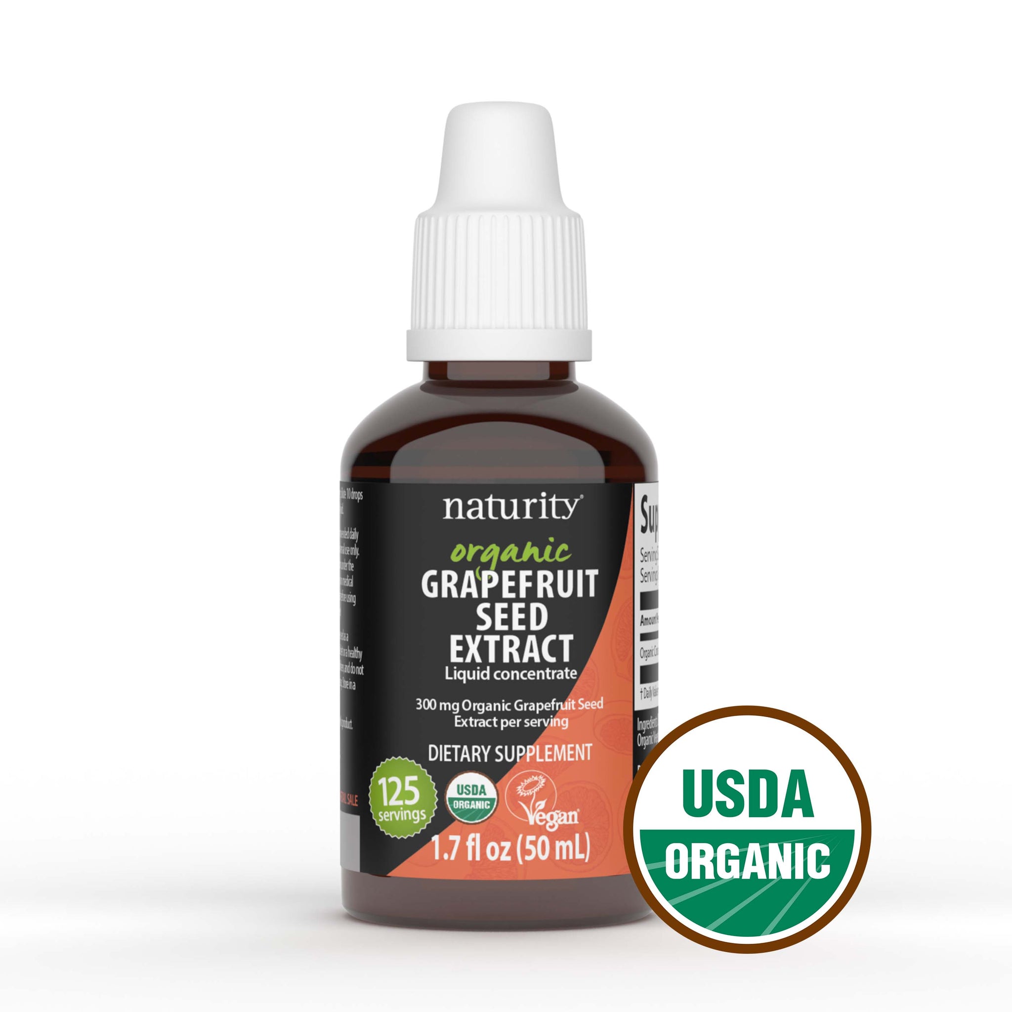 Organic Grapefruit Seed Extract - Liquid Concentrate - 50ml